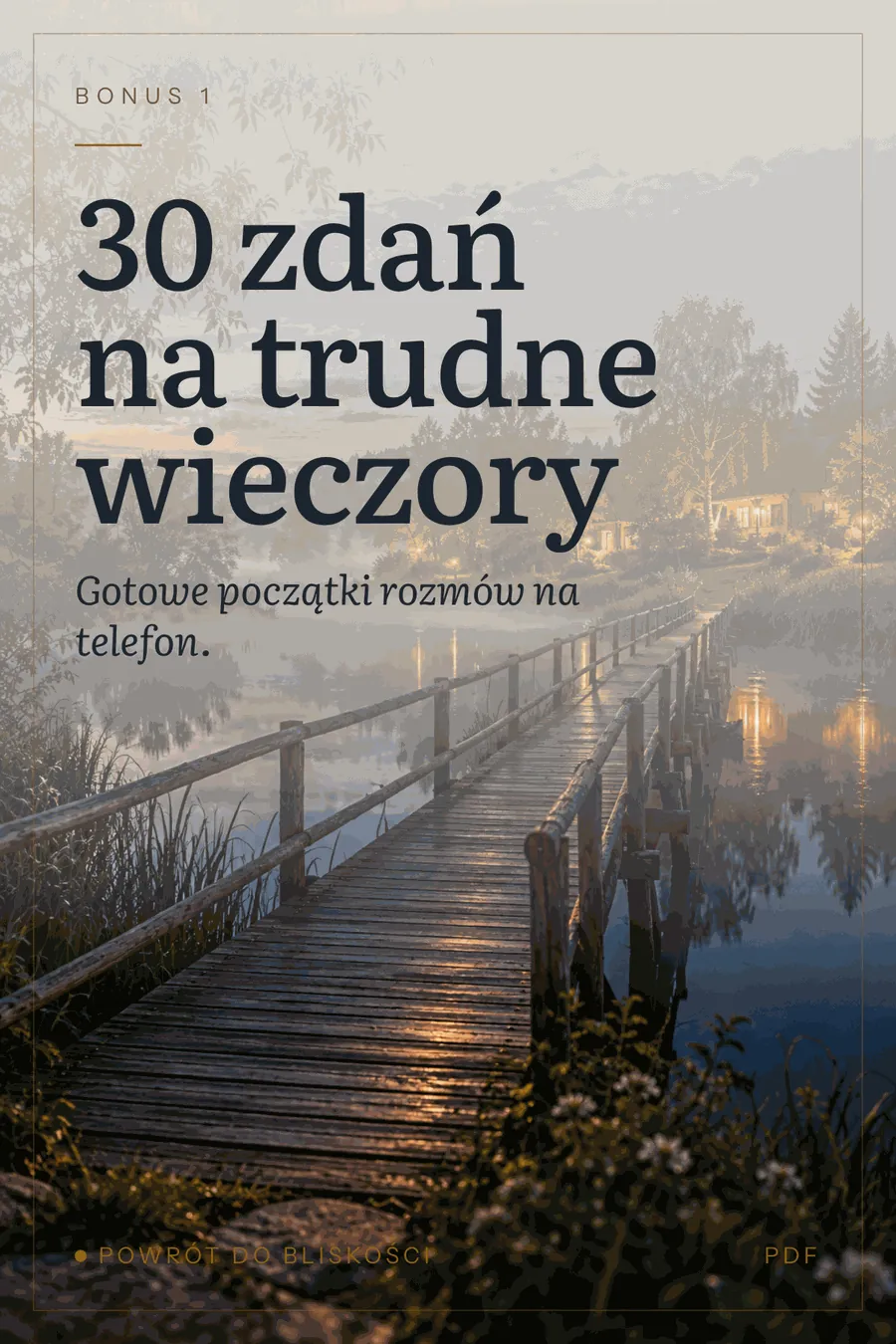 Okładka dodatku „Ściąga: 30 zdań na trudne wieczory”
