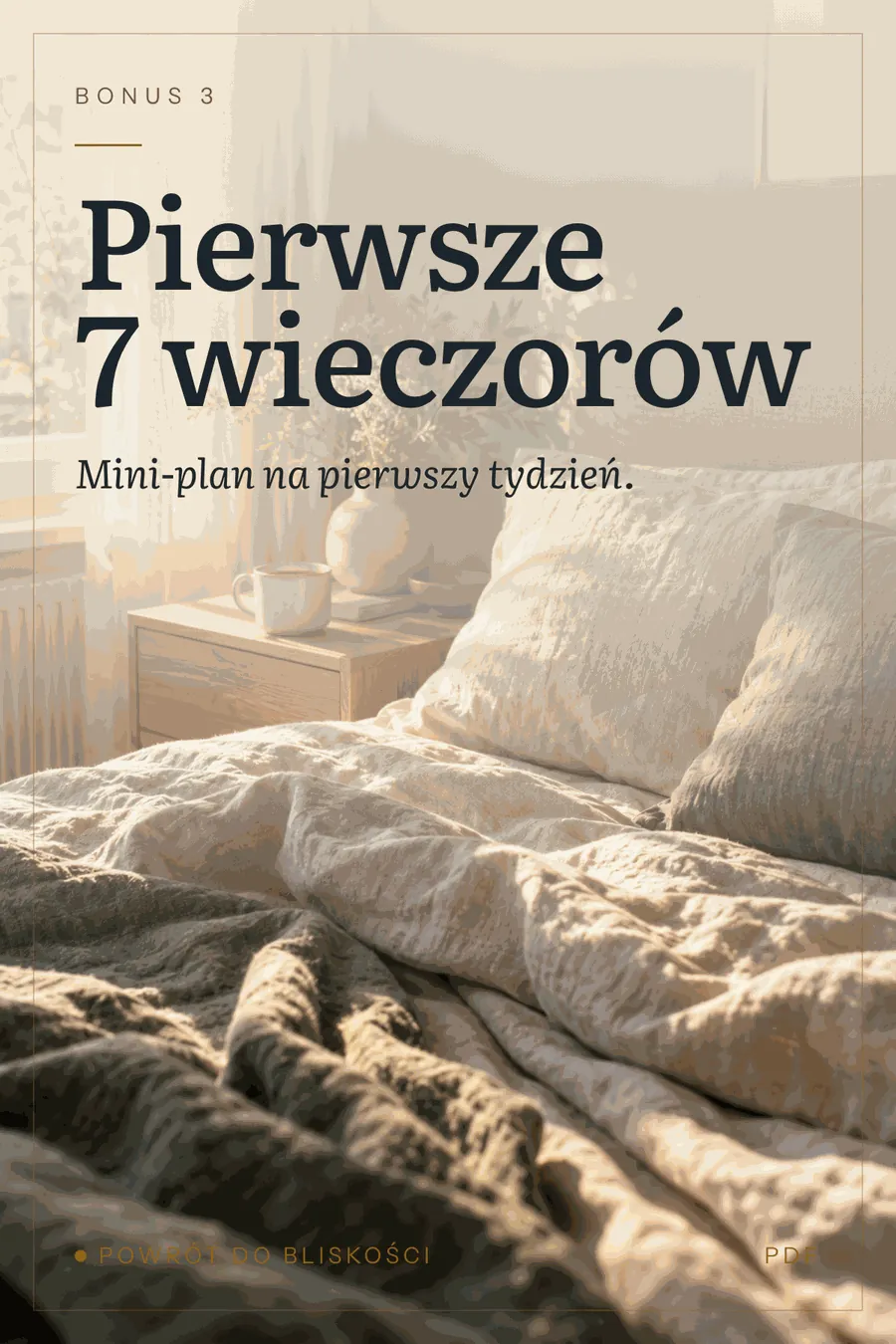 Okładka dodatku „Pierwsze 7 wieczorów”